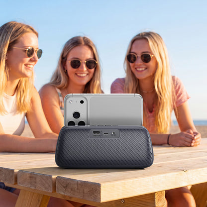 Borofone BR108 Serenjoy hordozható Bluetooth hangszóró, 5 W, TWS, szürke