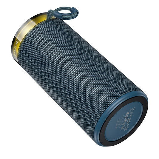 Borofone BR105 Loud hordozható Bluetooth hangszóró, 10W, TWS, RGB, tengerészkék