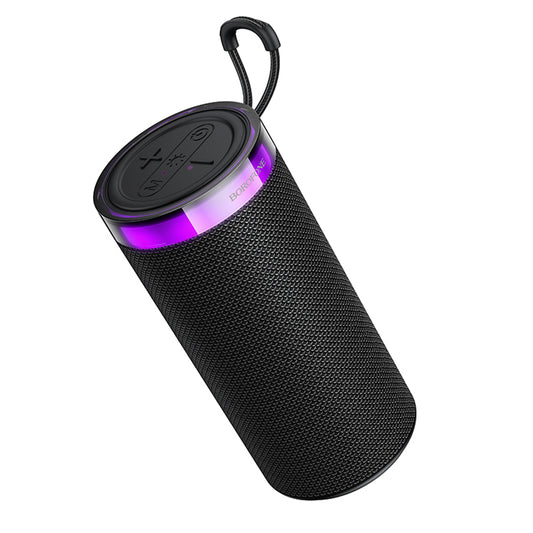 Borofone BR105 Loud hordozható Bluetooth hangszóró, 10W, TWS, RGB, Szürke