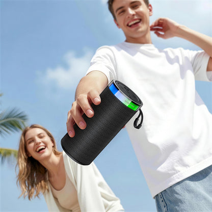 Borofone BR105 Loud Portable Bluetooth Speaker, 10W, TWS, RGB, Gray