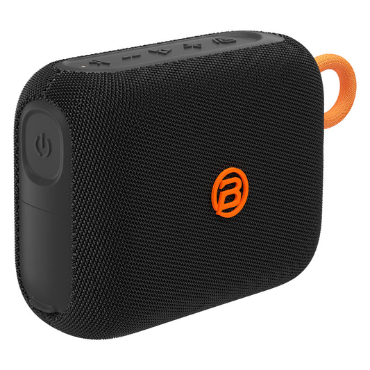 Bugani Rove Go 5 hordozható Bluetooth hangszóró, 12W, TWS, vízálló, fekete