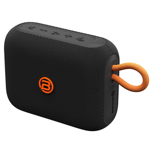 Bugani Rove Go 5 hordozható Bluetooth hangszóró, 12W, TWS, vízálló, fekete