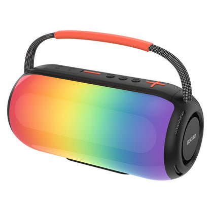 Dudao Y21 hordozható Bluetooth hangszóró, 2 x 5W, TWS, RGB, fekete