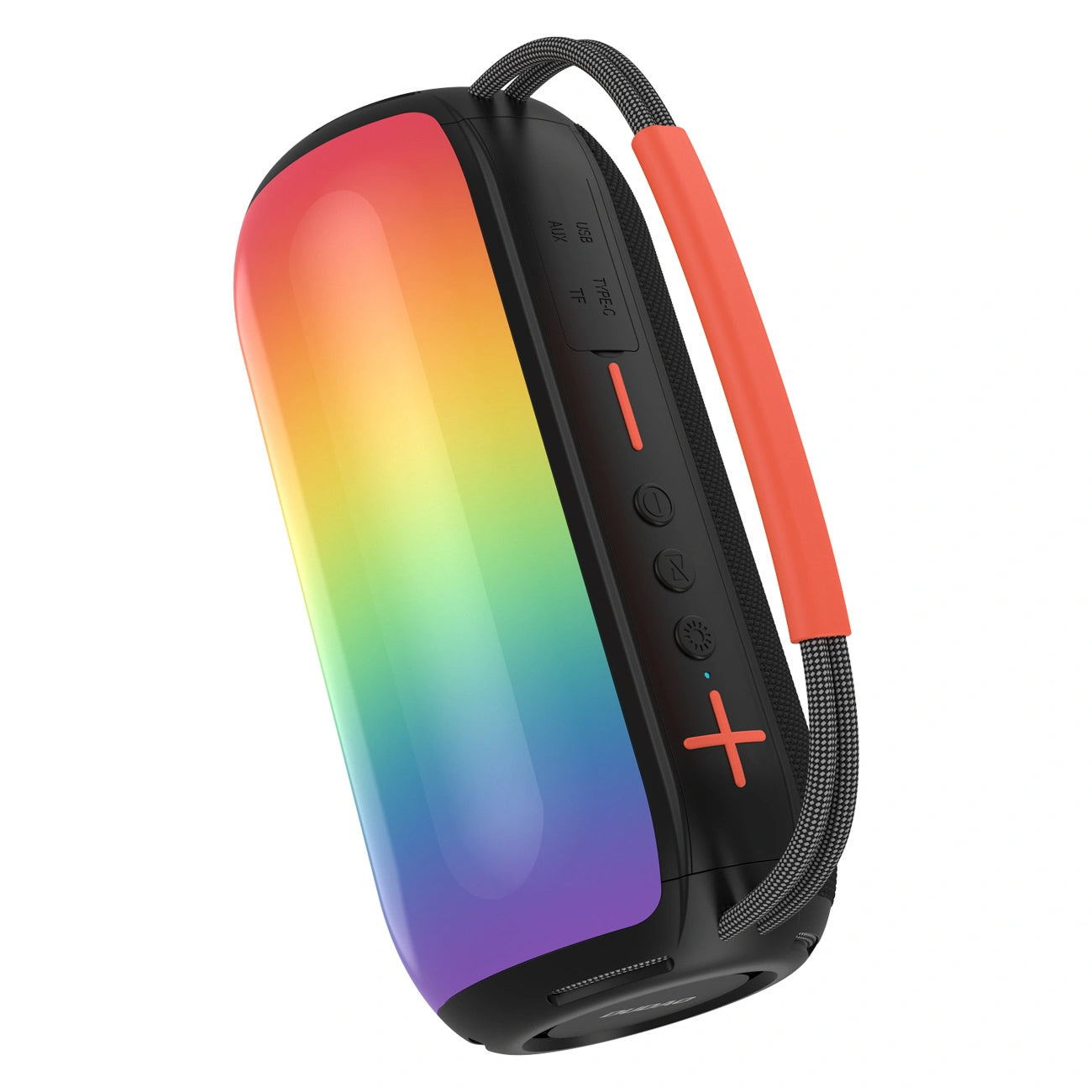 Dudao Y21 hordozható Bluetooth hangszóró, 2 x 5W, TWS, RGB, fekete