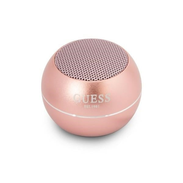 Guess hordozható Bluetooth hangszóró, 3W, rózsaszín