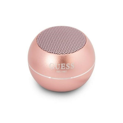 Guess hordozható Bluetooth hangszóró, 3W, rózsaszín