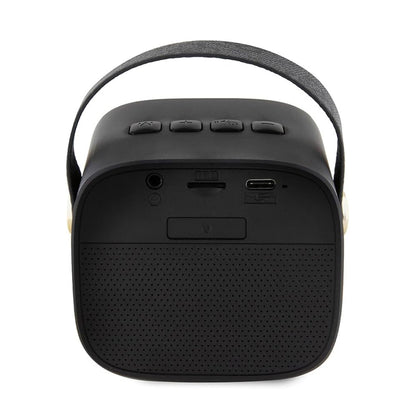 Guess 4G Script Logo hordozható Bluetooth hangszóró, 5W, fekete