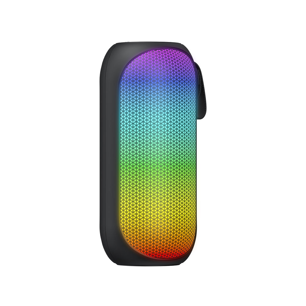 HAVIT SK808BT hordozható Bluetooth hangszóró, 8W, RGB, vízálló, fekete