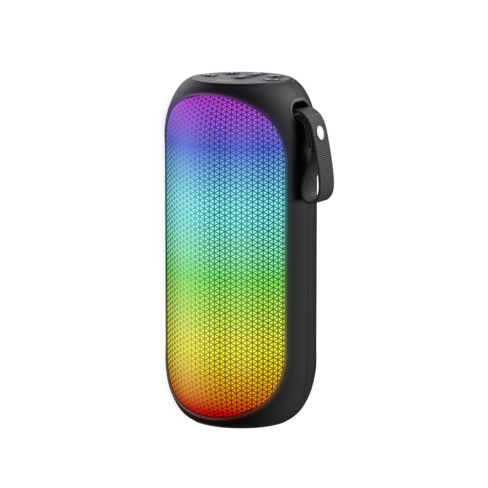 HAVIT SK808BT hordozható Bluetooth hangszóró, 8W, RGB, vízálló, fekete