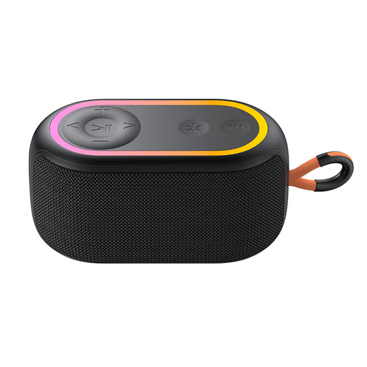 HAVIT SK809BT hordozható Bluetooth hangszóró, 7W, RGB, vízálló, fekete
