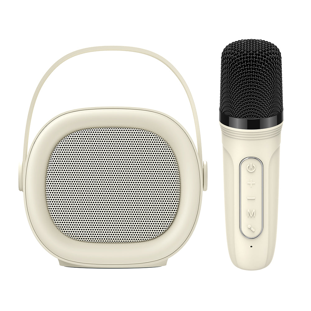 Bluetooth Hordozható Hangszóró HAVIT SK819BT Karaoke, 5W, Bézs