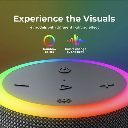 Bluetooth Hordozható Hangszóró HAVIT SK833BT, 2 x 10W, RGB, Vízálló, Fekete