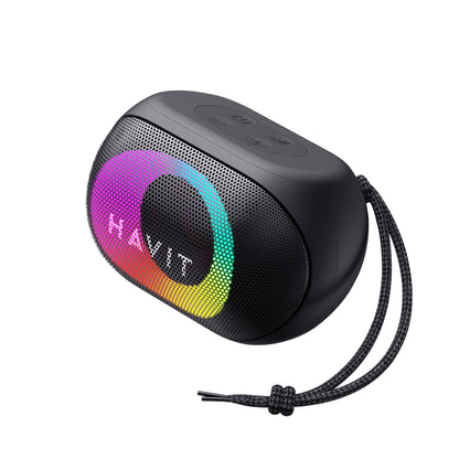 Hordozható Bluetooth Hangszóró HAVIT SK885BT, 8W, RGB, Vízálló, Fekete
