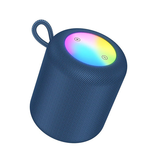Hordozható Bluetooth Hangszóró HOCO HC30, 5W, TWS, RGB, Kék