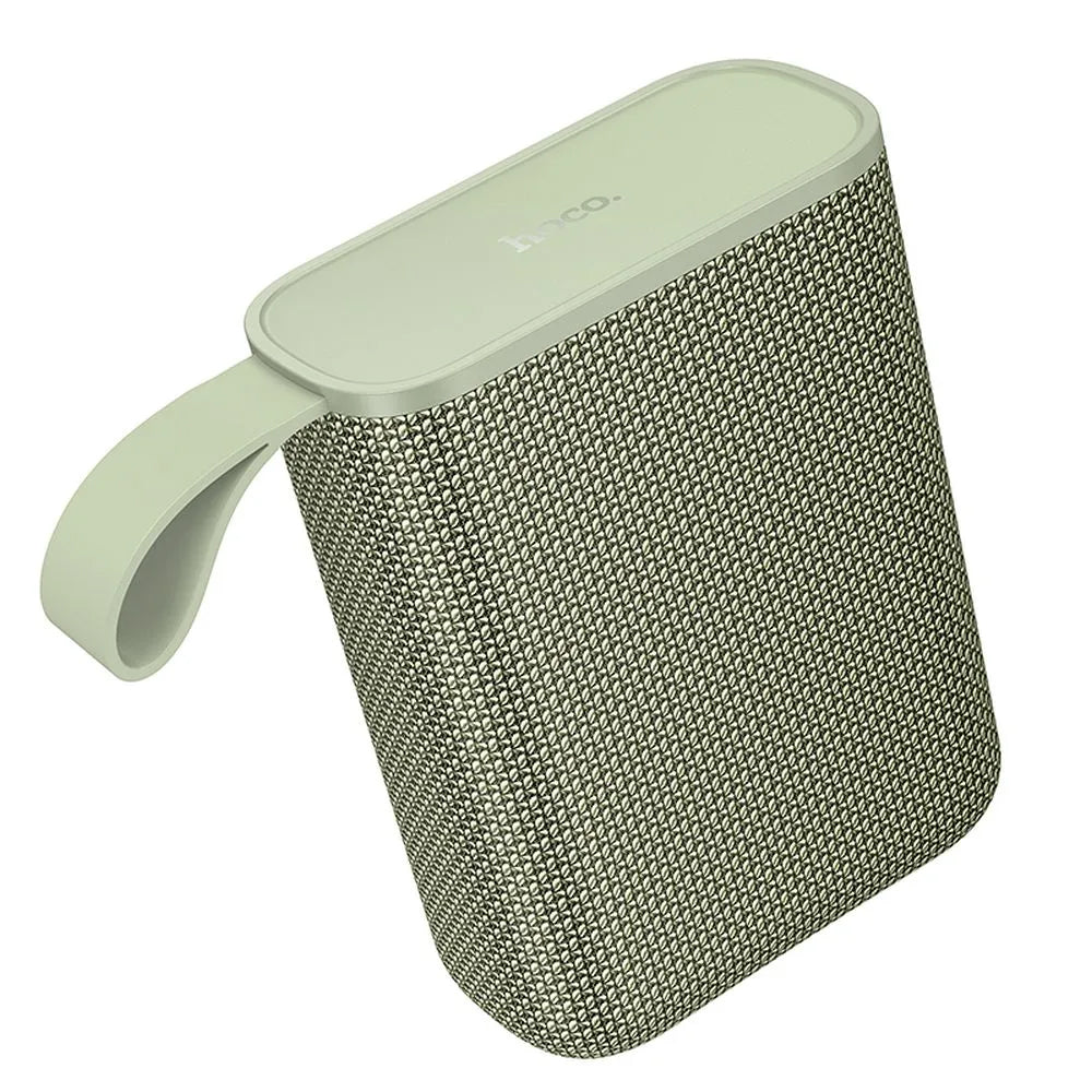 Hordozható Bluetooth Hangszóró HOCO HC34, 5W, TWS, Vízálló, Zöld
