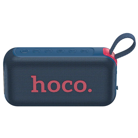 Hordozható Bluetooth Hangszóró HOCO HC32, 2 x 10W, TWS, RGB, Tengerészkék