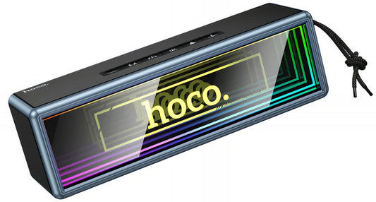 Hordozható Bluetooth Hangszóró HOCO HC40, 2 x 10W, TWS, RGB, Fekete