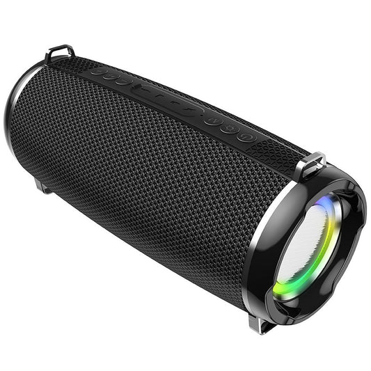 Hordozható Bluetooth Hangszóró HOCO HC2, 2 x 5W, TWS, RGB, Fekete
