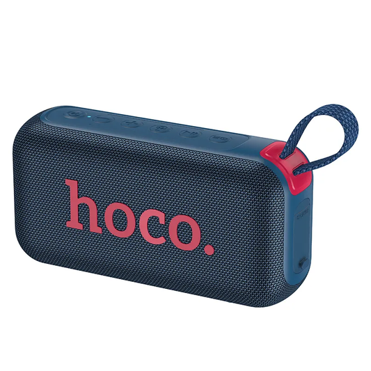 Hordozható Bluetooth Hangszóró HOCO HC32, 2 x 10W, TWS, RGB, Tengerészkék