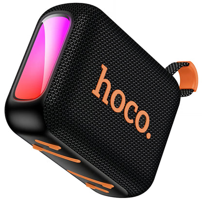 Hordozható Bluetooth Hangszóró HOCO HC31, 10W, TWS, RGB, Vízálló, Fekete
