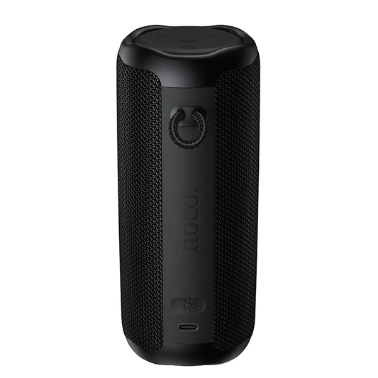 HOCO HC50 Bluetooth hordozható hangszóró, 8W, TWS, RGB, vízálló, fekete