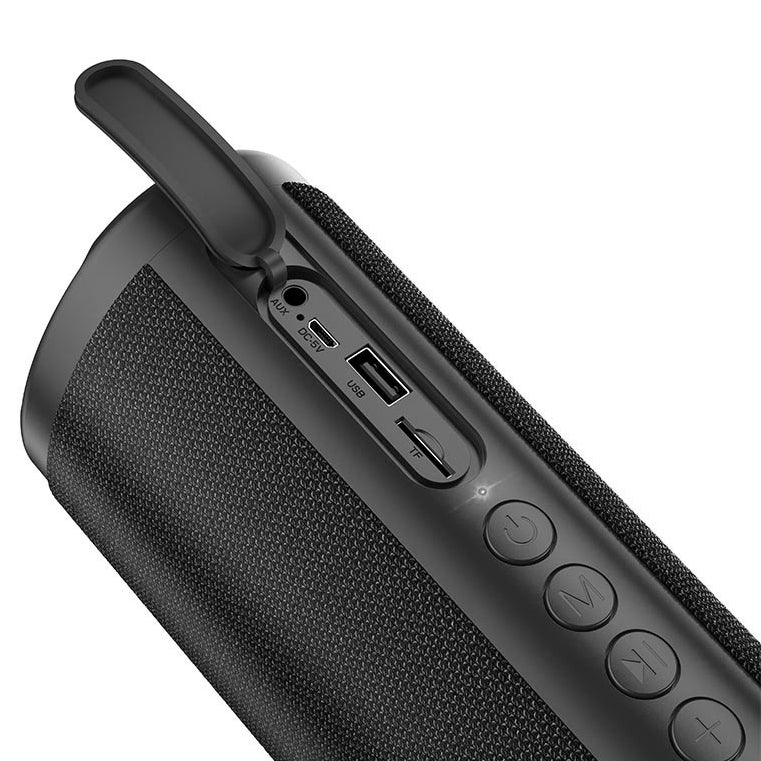 HOCO HC4 Bella Sport hordozható Bluetooth hangszóró, 10W, TWS, vízálló, fekete