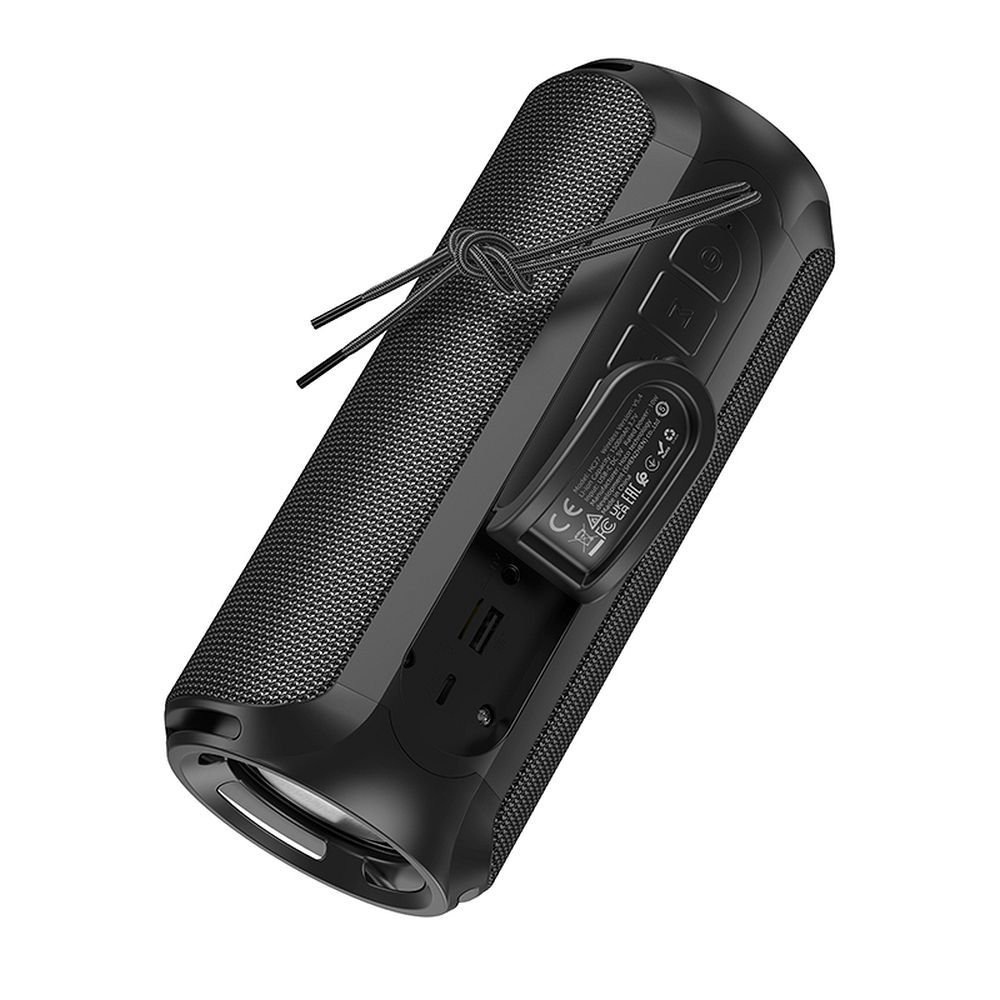 Hordozható Bluetooth Hangszóró HOCO HC27, 2 x 8W, Fekete