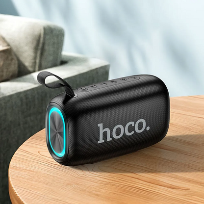 HOCO HC25 hordozható Bluetooth hangszóró, 2 x 10W, TWS, fekete