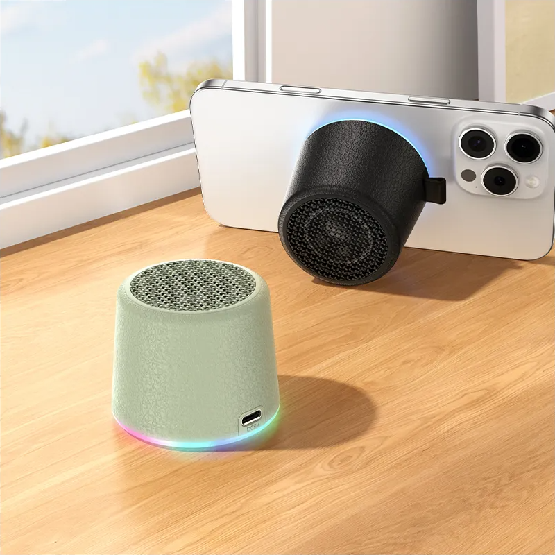 HOCO HC49 Mini mágneses Bluetooth hordozható hangszóró, 8W, TWS, zöld