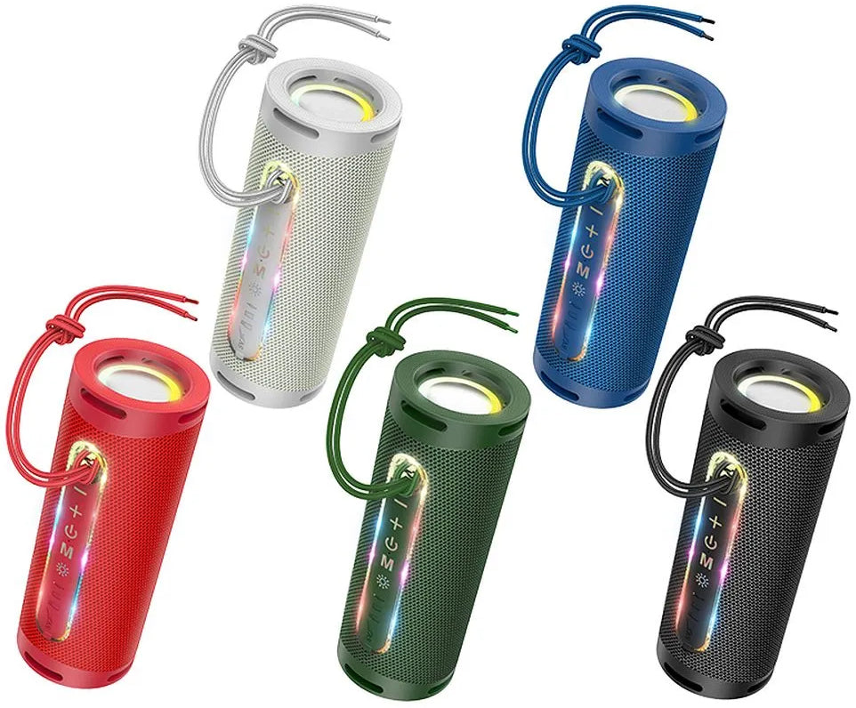 Hordozható Bluetooth Hangszóró HOCO HC9 Dazzling Pulse Sports, 10W, TWS, RGB, Kék