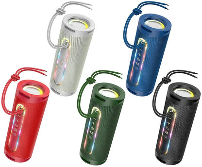 Hordozható Bluetooth Hangszóró HOCO HC9 Dazzling Pulse Sports, 10W, TWS, RGB, Kék