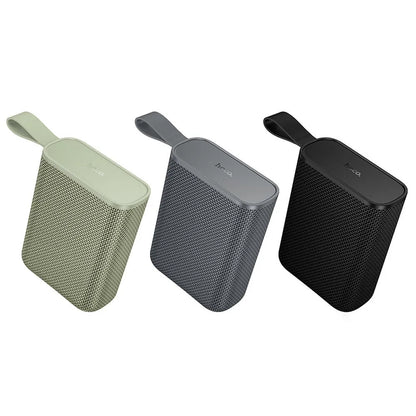 Hordozható Bluetooth Hangszóró HOCO HC34, 5W, TWS, Vízálló, Zöld