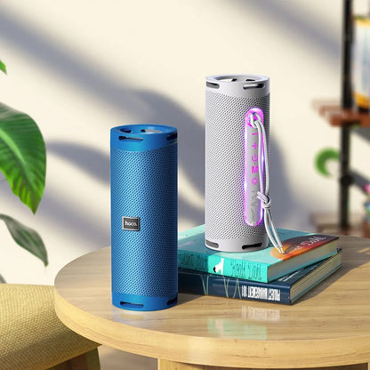 Hordozható Bluetooth Hangszóró HOCO HC9 Dazzling Pulse Sports, 10W, TWS, RGB, Kék