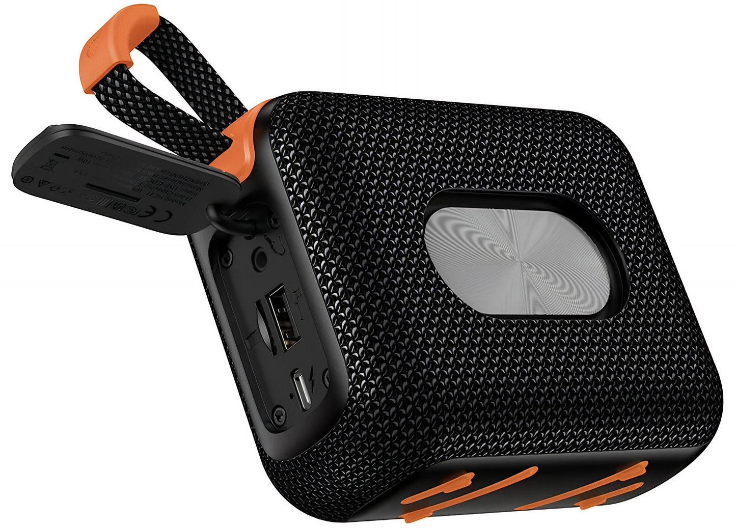 Hordozható Bluetooth Hangszóró HOCO HC31, 10W, TWS, RGB, Vízálló, Fekete