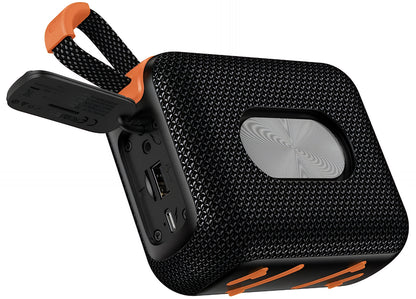 Hordozható Bluetooth Hangszóró HOCO HC31, 10W, TWS, RGB, Vízálló, Fekete