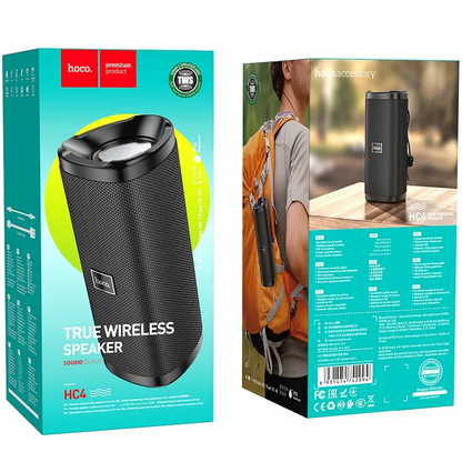 HOCO HC4 Bella Sport hordozható Bluetooth hangszóró, 10W, TWS, vízálló, fekete