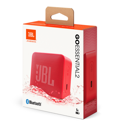 Hordozható Bluetooth Hangszóró JBL Go Essential 2, 3.1W, Pro Sound, Vízálló, Piros JBLGOES2REDCN