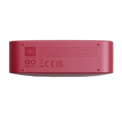 Hordozható Bluetooth Hangszóró JBL Go Essential 2, 3.1W, Pro Sound, Vízálló, Piros JBLGOES2REDCN