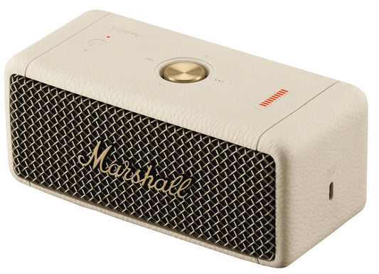 Marshall Emberton II Bluetooth hordozható hangszóró, 20W, vízálló, krémszínű
