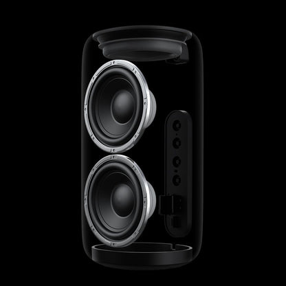 McDodo BS-1410 hordozható Bluetooth hangszóró, 2 x 5W, RGB, vízálló, fekete