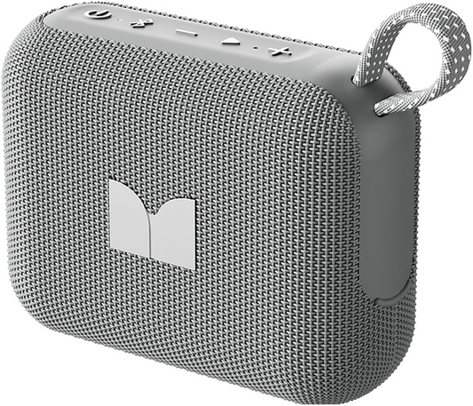 Bluetooth hordozható hangszóró Monster Cube 1, 12W, TWS, vízálló, szürke