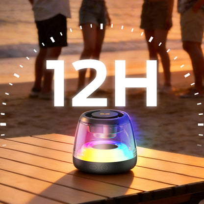 Monster Mag Flux Bluetooth hordozható hangszóró, 5W, TWS, RGB, Fekete