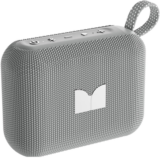 Bluetooth hordozható hangszóró Monster Cube 1, 12W, TWS, vízálló, szürke