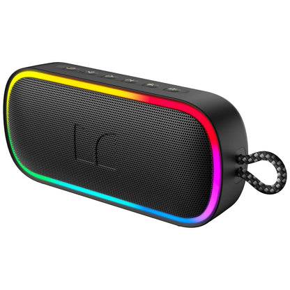 Monster S150 Plus Portable Bluetooth Speaker, 40W, TWS, RGB, Waterproof, Black