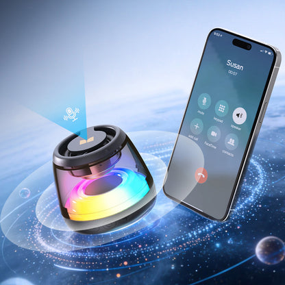 Monster Mag Flux Bluetooth hordozható hangszóró, 5W, TWS, RGB, Fekete