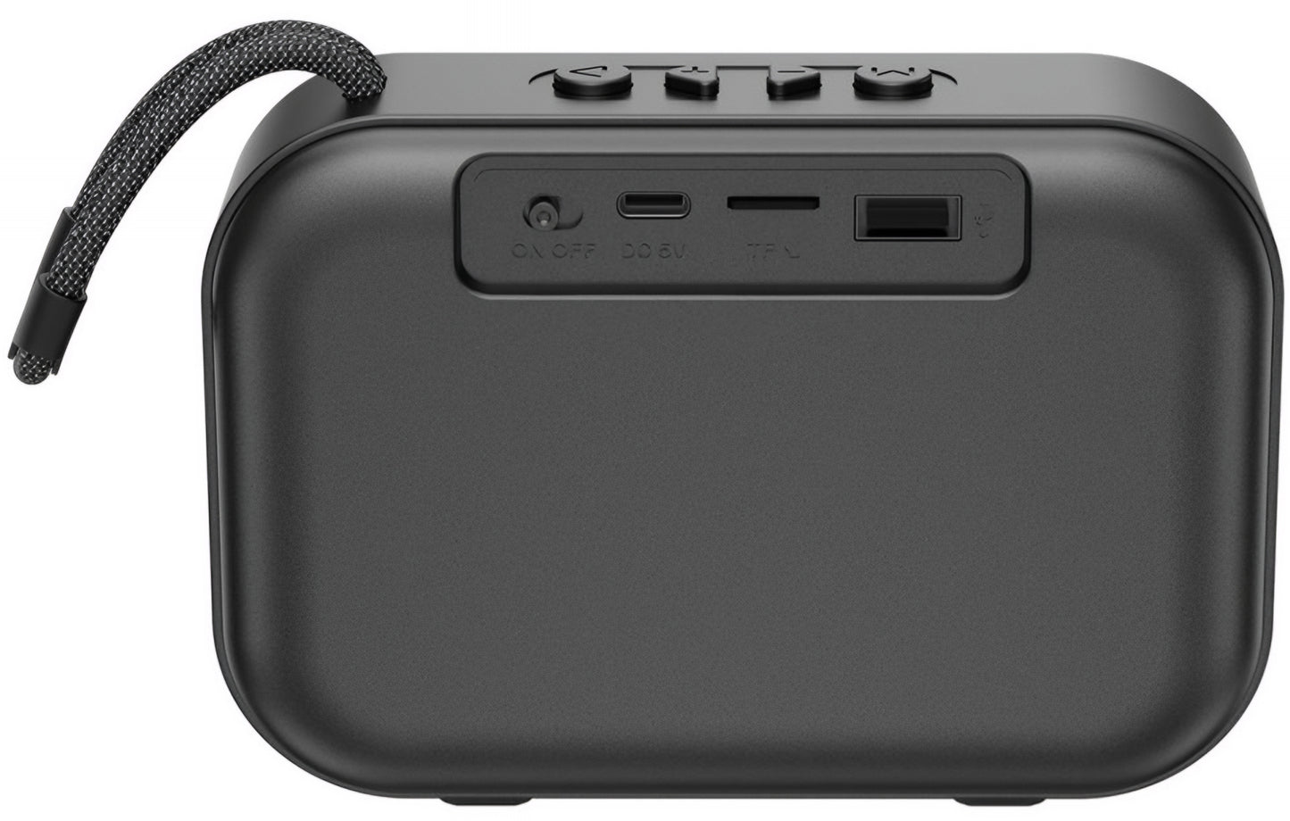 Hordozható Bluetooth Hangszóró XO Design F66, 5W, RGB, Fekete