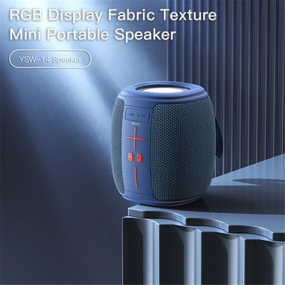 Hordozható Bluetooth Hangszóró Yesido YSW14, 5W, RGB, Kék