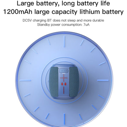 Hordozható Bluetooth Hangszóró Yesido YSW14, 5W, RGB, Kék