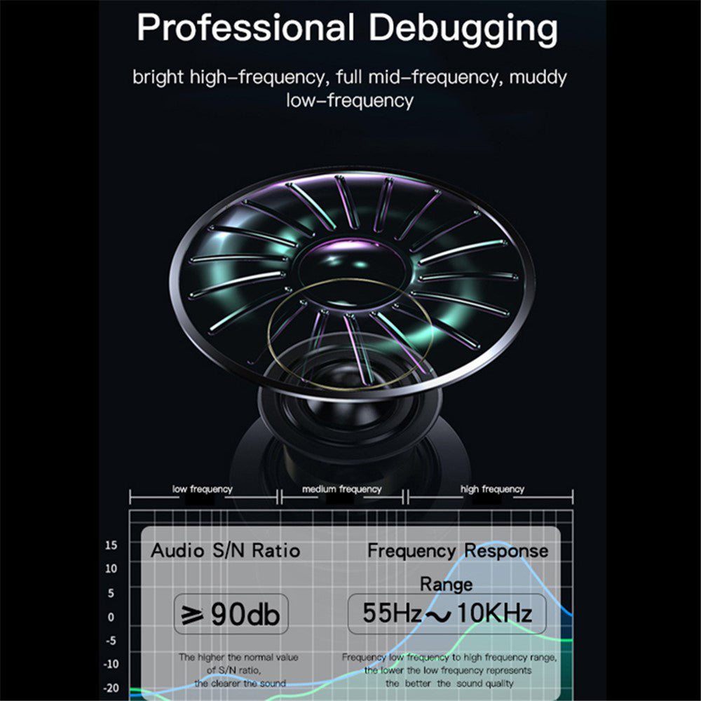 Hordozható Bluetooth Hangszóró Yesido YSW14, 5W, RGB, Kék