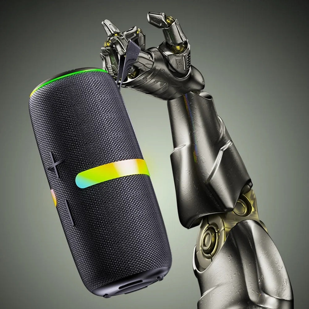 Hordozható Bluetooth Hangszóró Yesido YSW22, 30W, RGB, Vízálló, Fekete